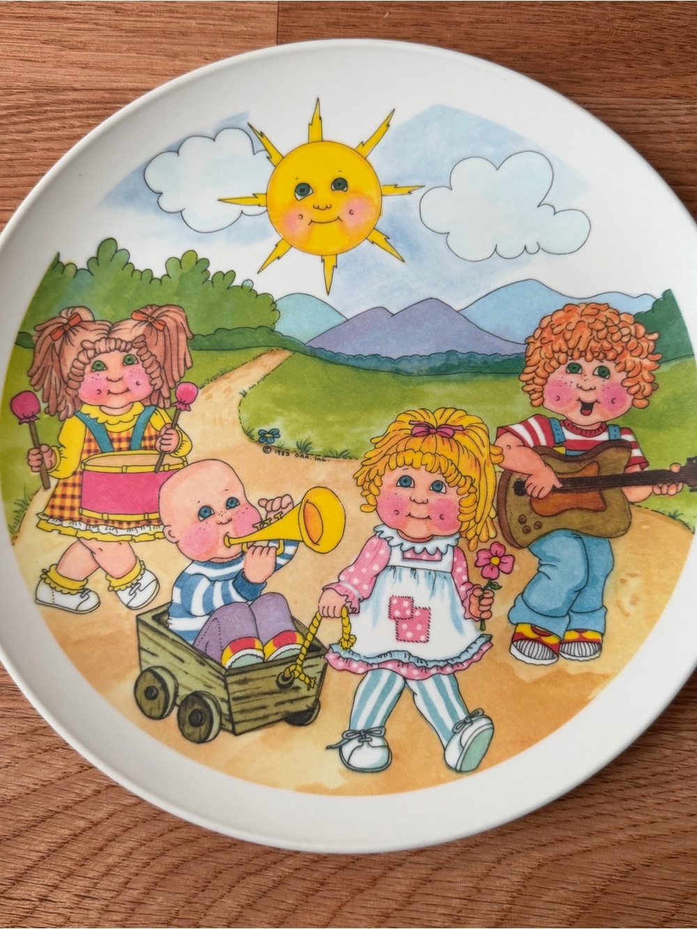 Vintage Cabbage Patch Kids Melamine Plate